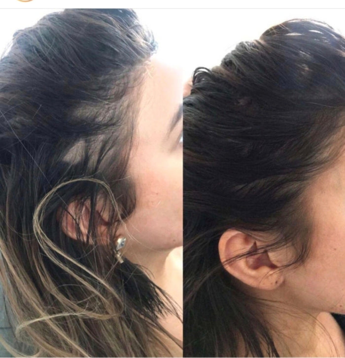 Voor en na resultaat — Pure Nature Glow