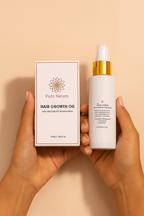 The Hair Growth Duo in gebruik