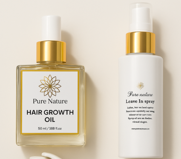 The Hair Growth Duo shampoo en olie samen