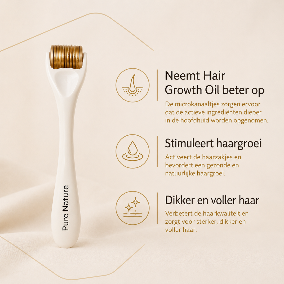 Scalp Roller 540 Naalden